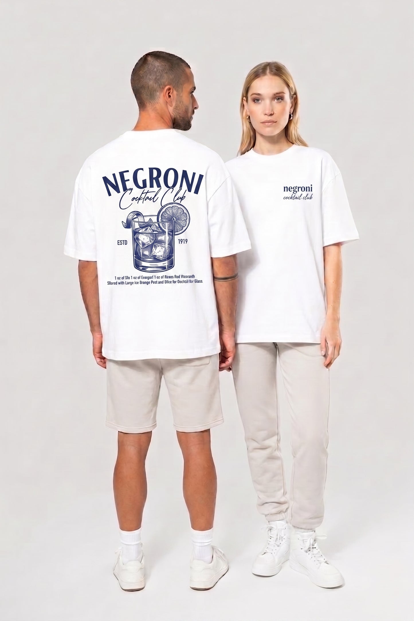 Tričko Negroni - Unisex Oversize