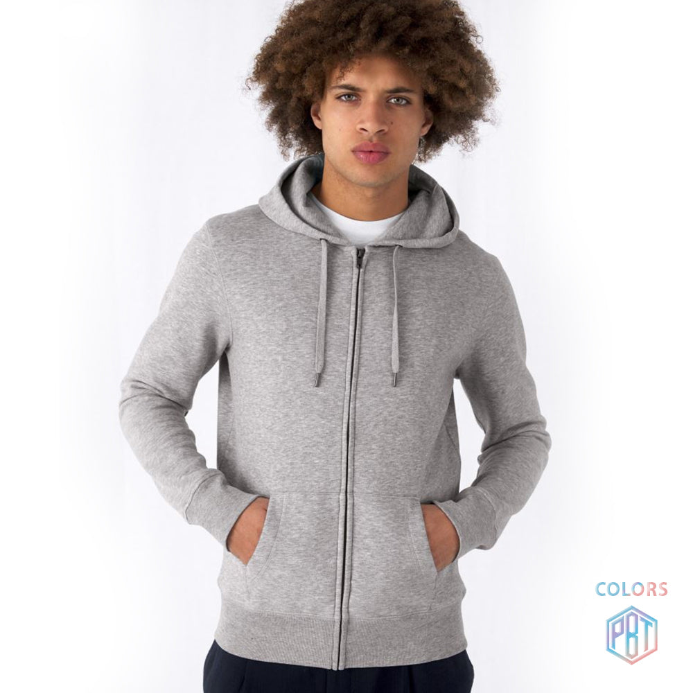 Mikina Hoodie Zips s vlastnou potlačou "S"